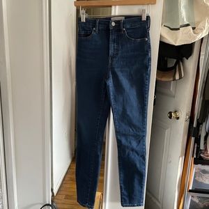 Everlane Dark Blue Skinny Jeans